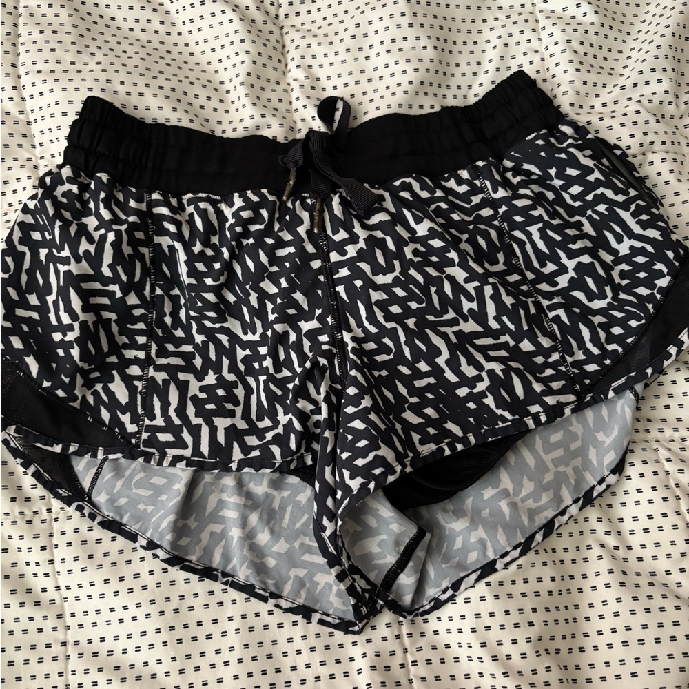 Stylish Black and White Women's Shorts